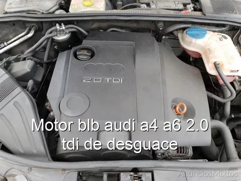 Motor blb audi a4 a6 2.0 tdi de desguace - Foto 1