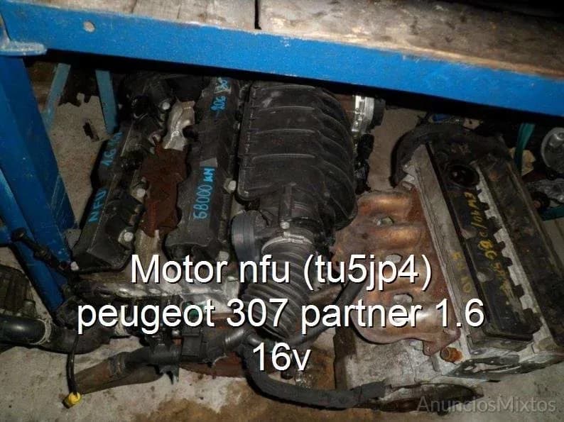 Motor nfu (tu5jp4) peugeot 307 partner 1.6 16v - Foto 1