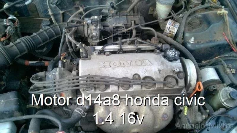 Motor d14a8 honda civic 1.4 16v - Foto 1