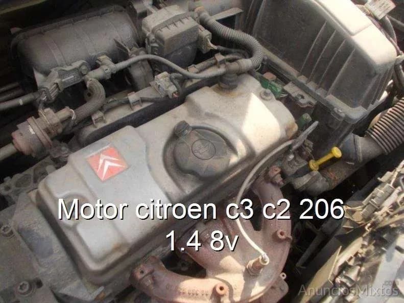 Motor citroen c3 c2 206 1.4 8v - Foto 1