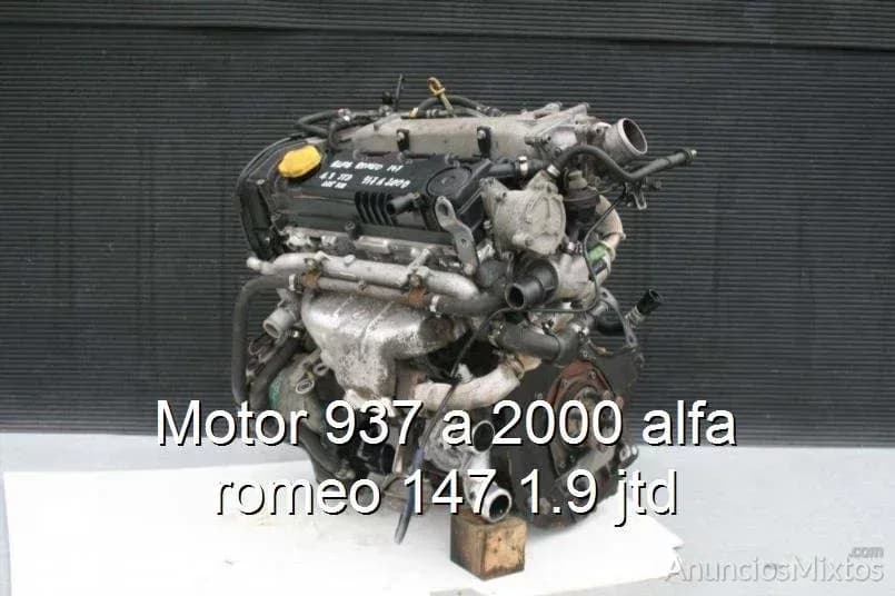 Motor 937 a 2000 alfa romeo 147 1.9 jtd - Foto 1