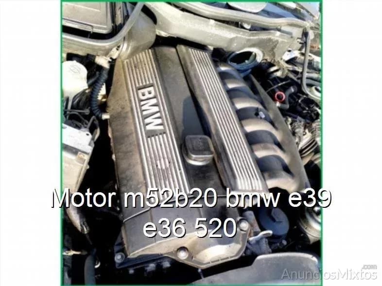 Motor m52b20 bmw e39 e36 520 - Foto 1