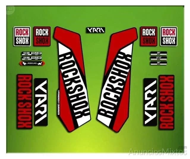 Pegatinas rock shox recon 2016 elx35 - Foto 4