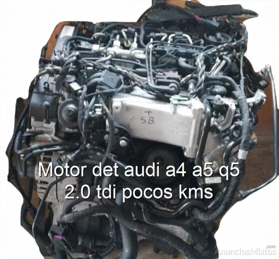Motor det audi a4 a5 q5 2.0 tdi pocos kms - Foto 1