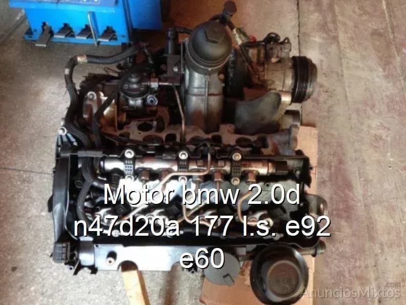Motor bmw 2.0d n47d20a 177 l.s. e92 e60 - Foto 1