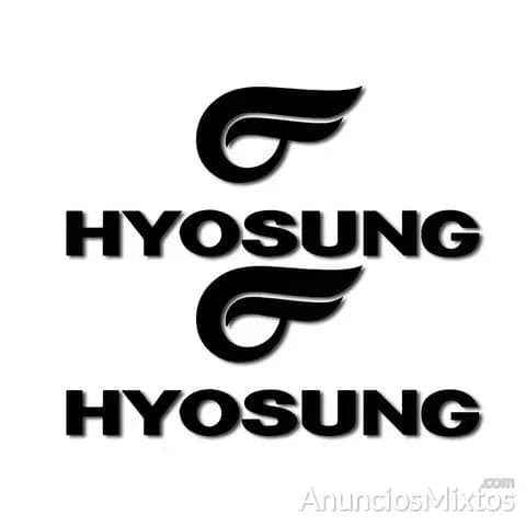 Pegatinas hyosung logo y letras rv223 - Foto 1