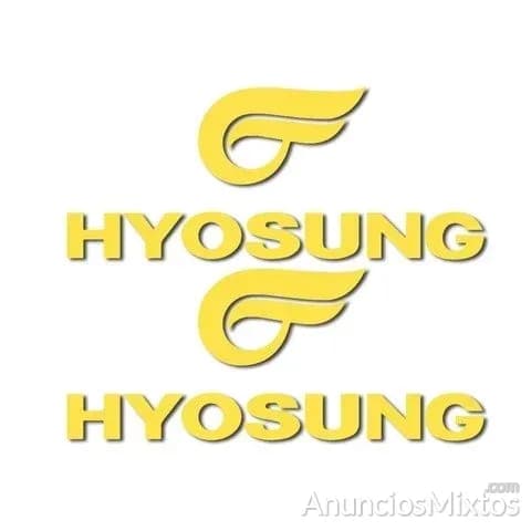 Pegatinas hyosung logo y letras rv223 - Foto 2