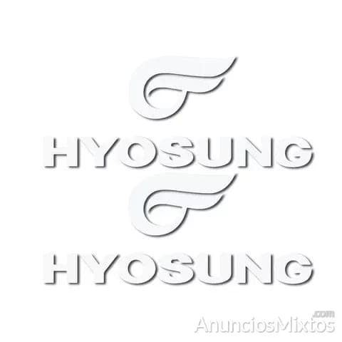 Pegatinas hyosung logo y letras rv223 - Foto 5