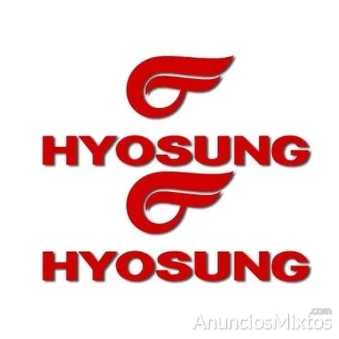 Pegatinas hyosung logo y letras rv223 - Foto 6
