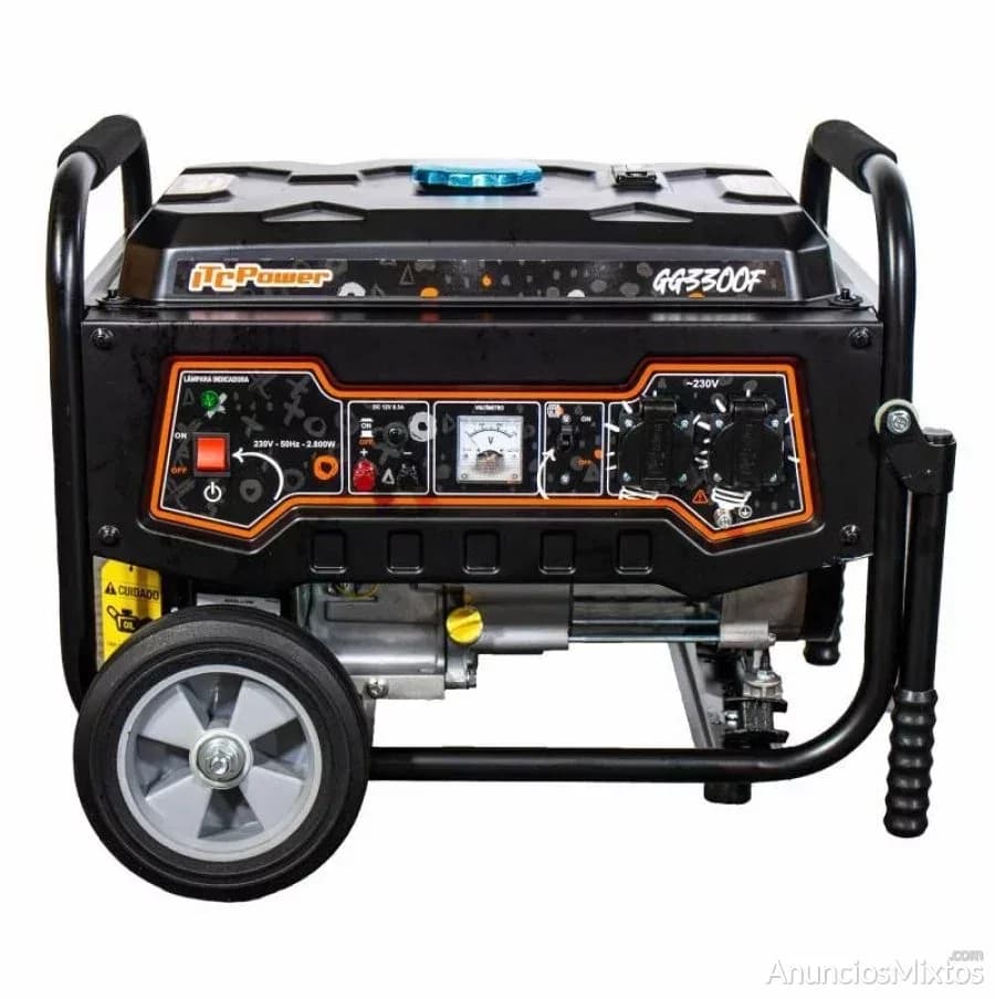 GG3300F Generador gasolina 3.000 vatios ITC Power - Foto 1