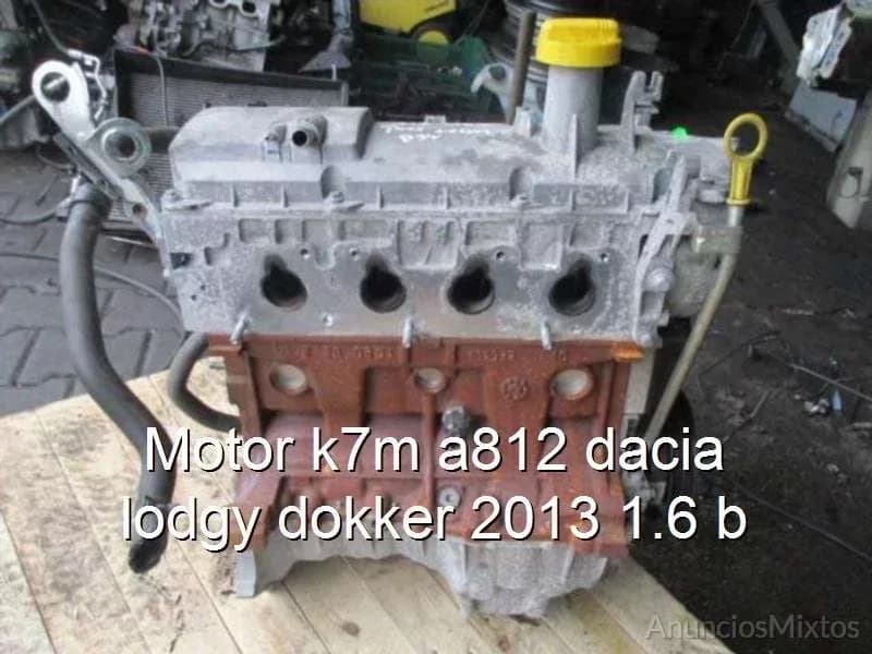 Motor k7m a812 dacia lodgy dokker 2013 1.6 b - Foto 1