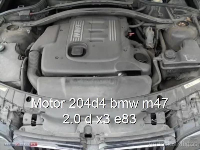 Motor 204d4 bmw m47 2.0 d x3 e83 - Foto 1