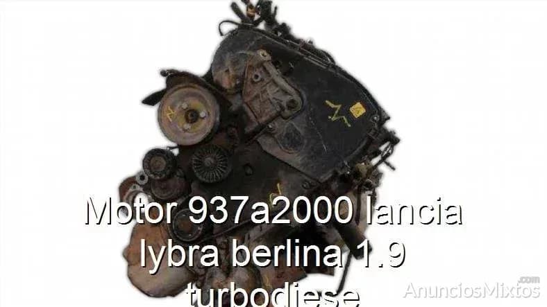 Motor 937a2000 lancia lybra berlina 1.9 turbodiese - Foto 1