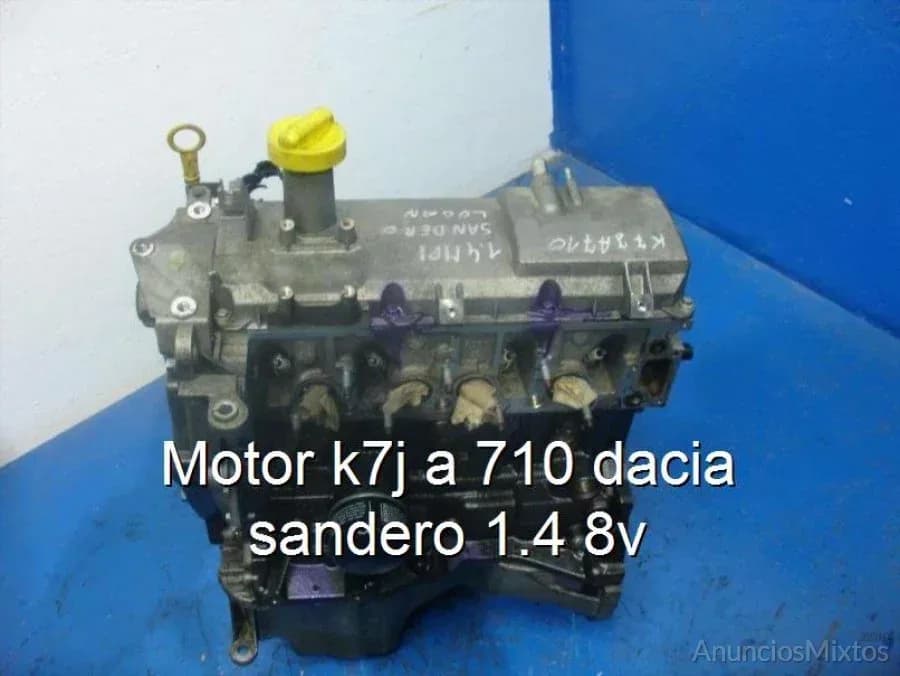 Motor k7j a 710 dacia sandero 1.4 8v - Foto 1
