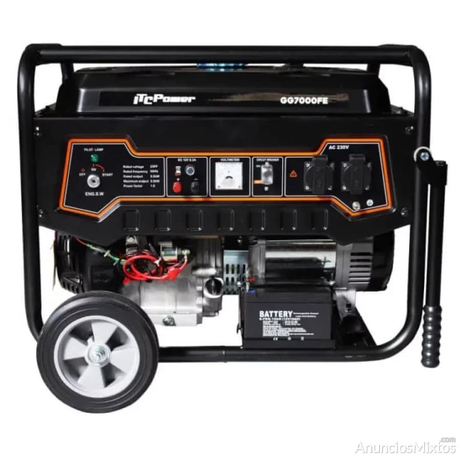 GG7000FE Generador eléctrico de gasolina 5.500w Se - Foto 1