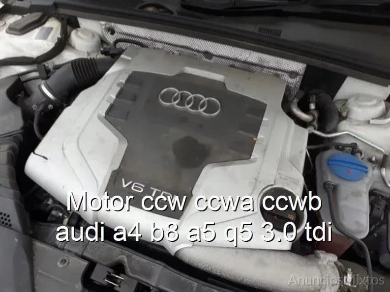 Motor ccw ccwa ccwb audi a4 b8 a5 q5 3.0 tdi - Foto 1