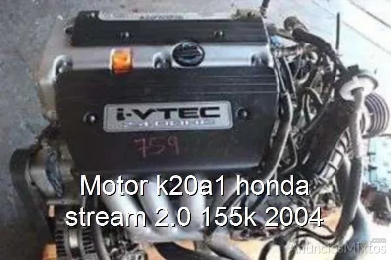 Motor k20a1 honda stream 2.0 155k 2004 - Foto 1