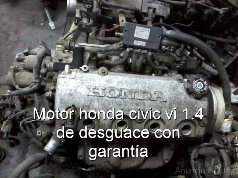 Motor honda civic vi 1.4 de desguace con garantía - Foto 1