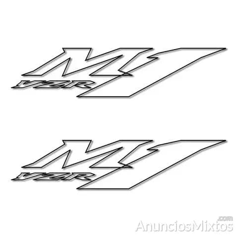 Pegatinas yamaha m1 yzr negativo rv334 - Foto 1