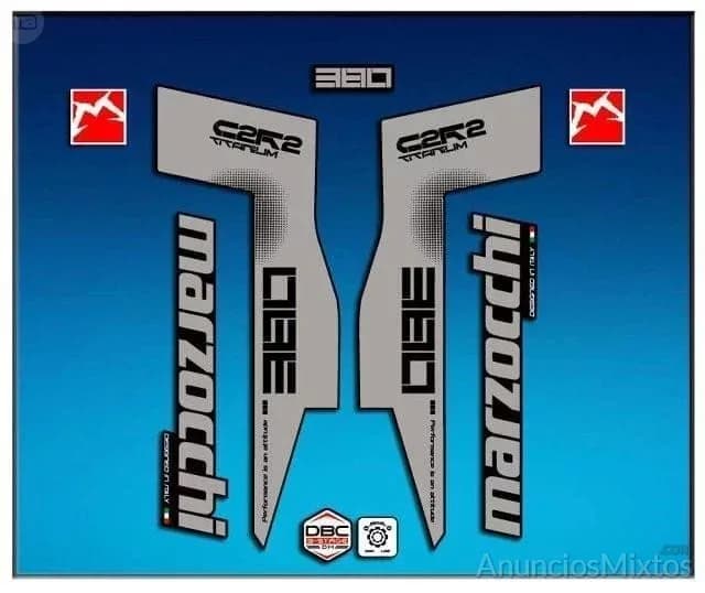 Pegatina marzocchi 380 c2rctitanium am70 - Foto 1