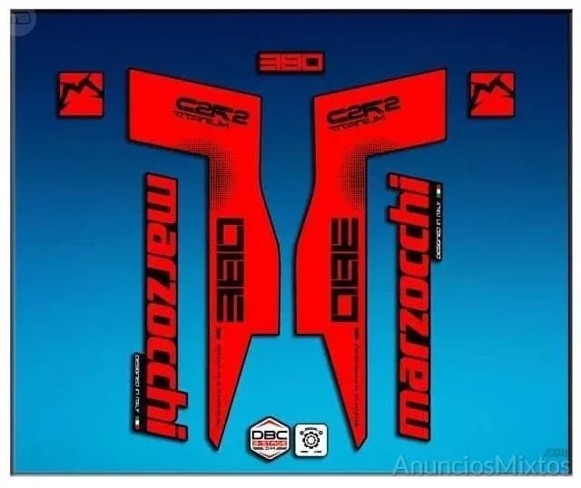 Pegatina marzocchi 380 c2rctitanium am70 - Foto 4