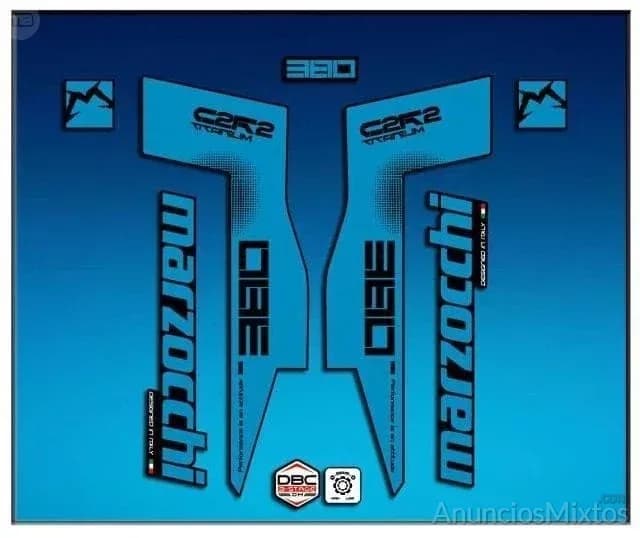 Pegatina marzocchi 380 c2rctitanium am70 - Foto 8