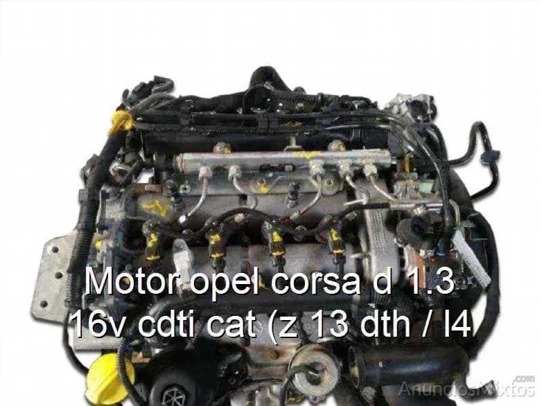 Motor opel corsa d 1.3 16v cdti cat (z 13 dth / l4 - Foto 1