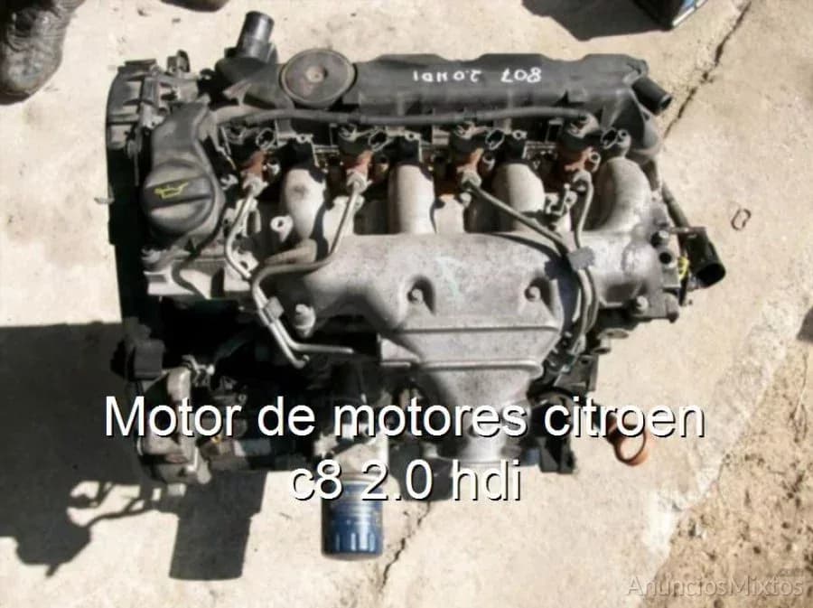 Motor de motores citroen c8 2.0 hdi - Foto 1