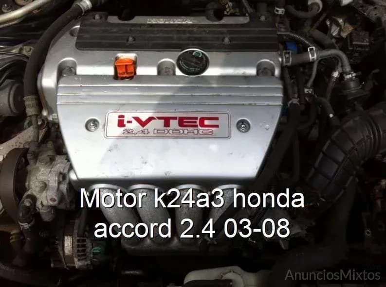 Motor k24a3 honda accord 2.4 03-08 - Foto 1