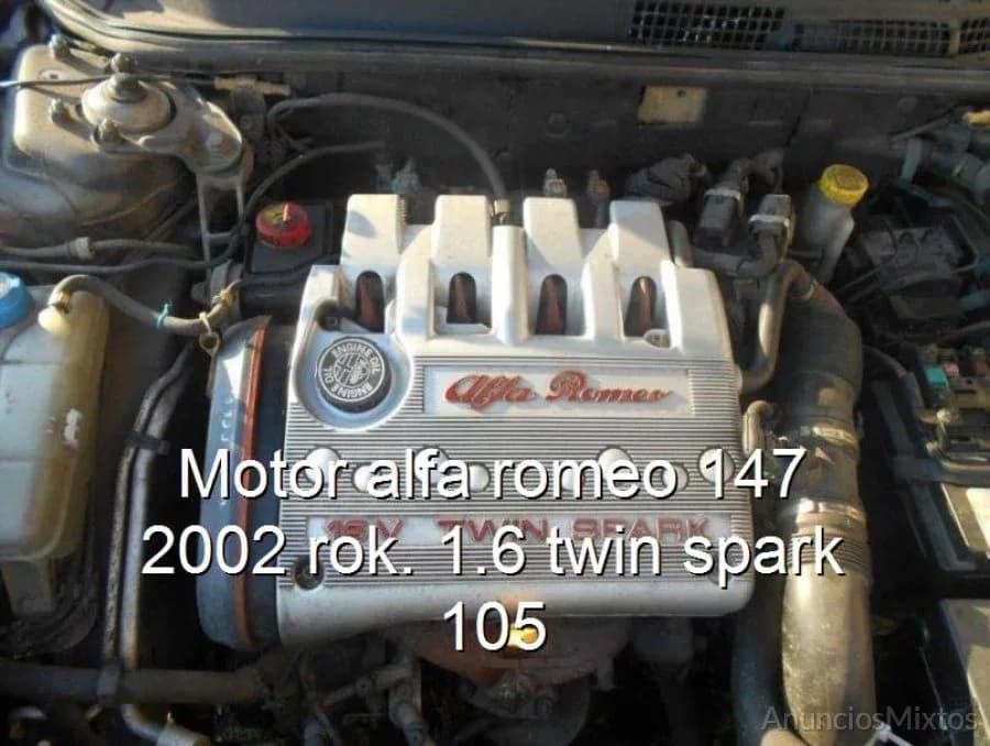 Motor alfa romeo 147 2002 rok. 1.6 twin spark 105 - Foto 1