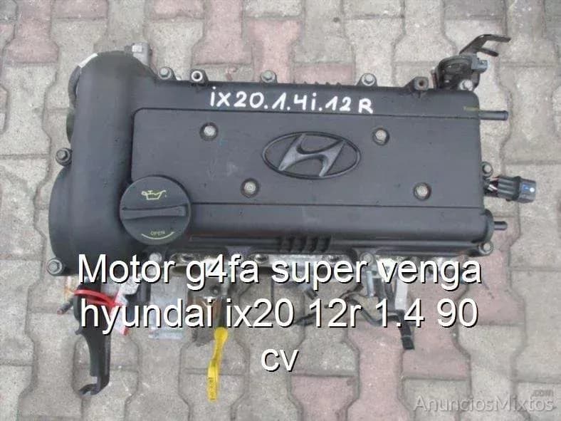 Motor g4fa super venga hyundai ix20 12r 1.4 90 cv - Foto 1