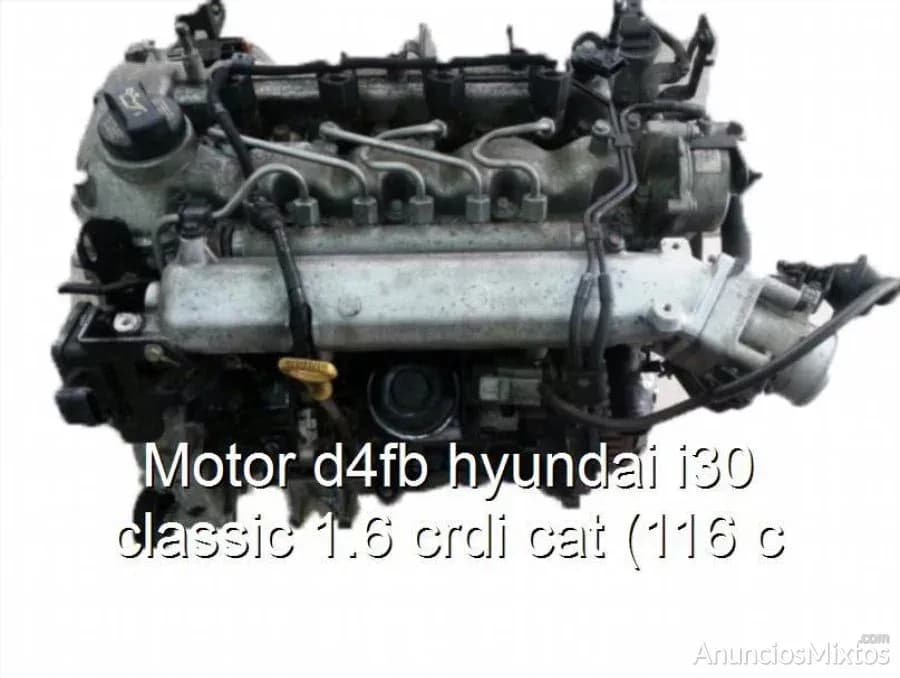 Motor d4fb hyundai i30 classic 1.6 crdi cat (116 c - Foto 1