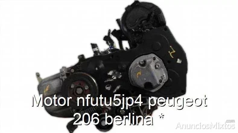 Motor nfutu5jp4 peugeot 206 berlina * - Foto 1
