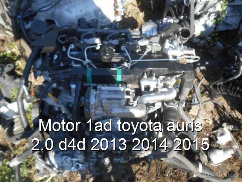 Motor 1ad toyota auris 2.0 d4d 2013 2014 2015 - Foto 1