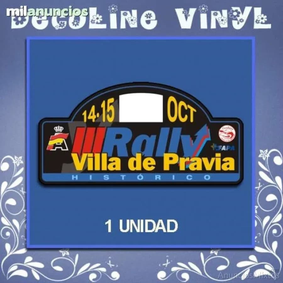 Pegatina iii rally pravia hist ref: dp517 - Foto 1