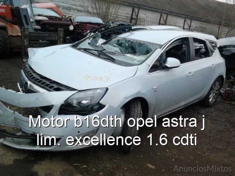 Motor b16dth opel astra j lim. excellence 1.6 cdti - Foto 1