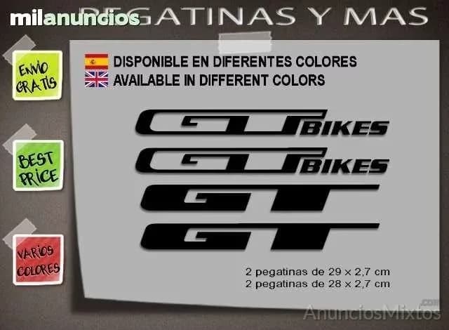 Pegatinas gt bikes ref: f121 - Foto 1