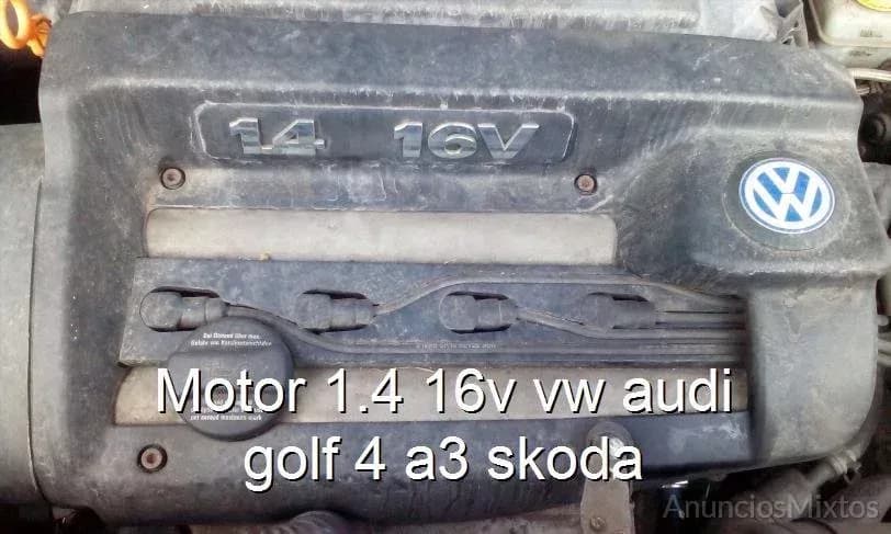 Motor 1.4 16v vw audi golf 4 a3 skoda - Foto 1