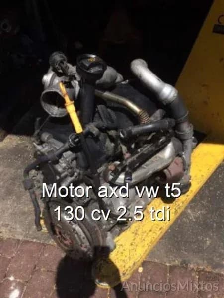Motor axd vw t5 130 cv 2.5 tdi - Foto 1