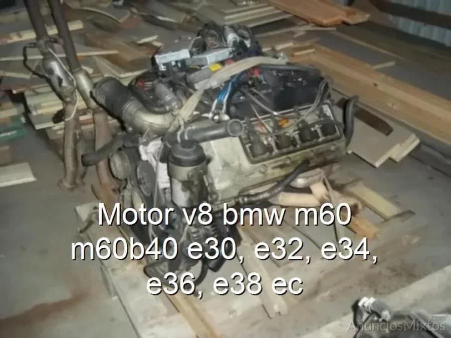 Motor v8 bmw m60 m60b40 e30, e32, e34, e36, e38 ec - Foto 1