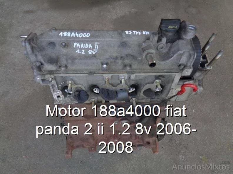 Motor 188a4000 fiat panda 2 ii 1.2 8v 2006-2008 - Foto 1