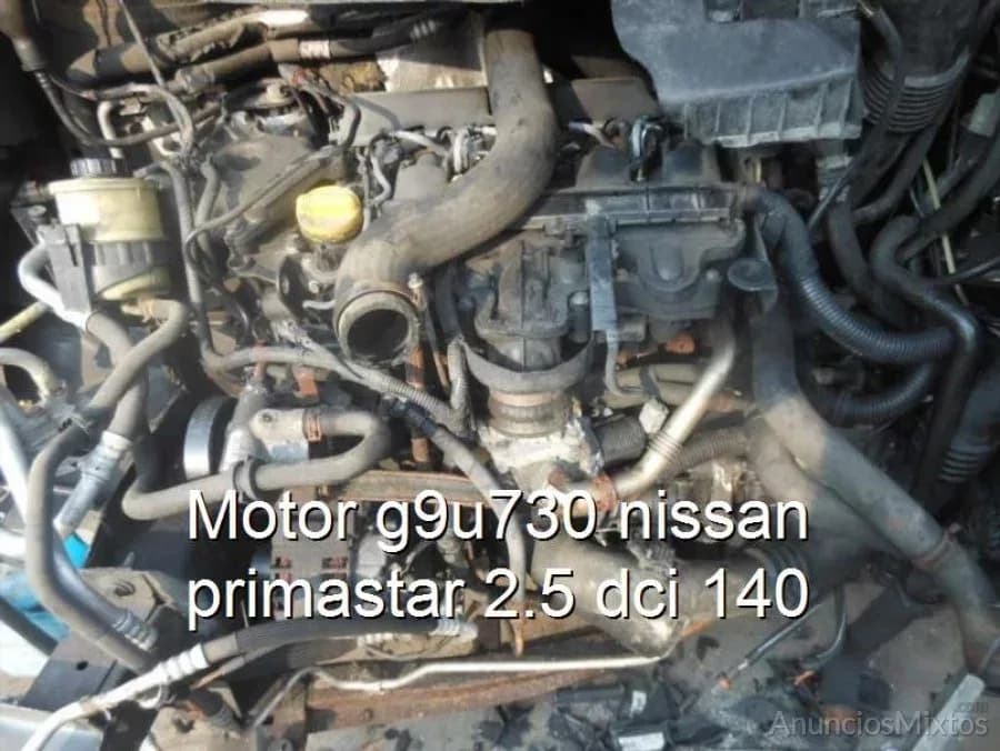 Motor g9u730 nissan primastar 2.5 dci 140 - Foto 1