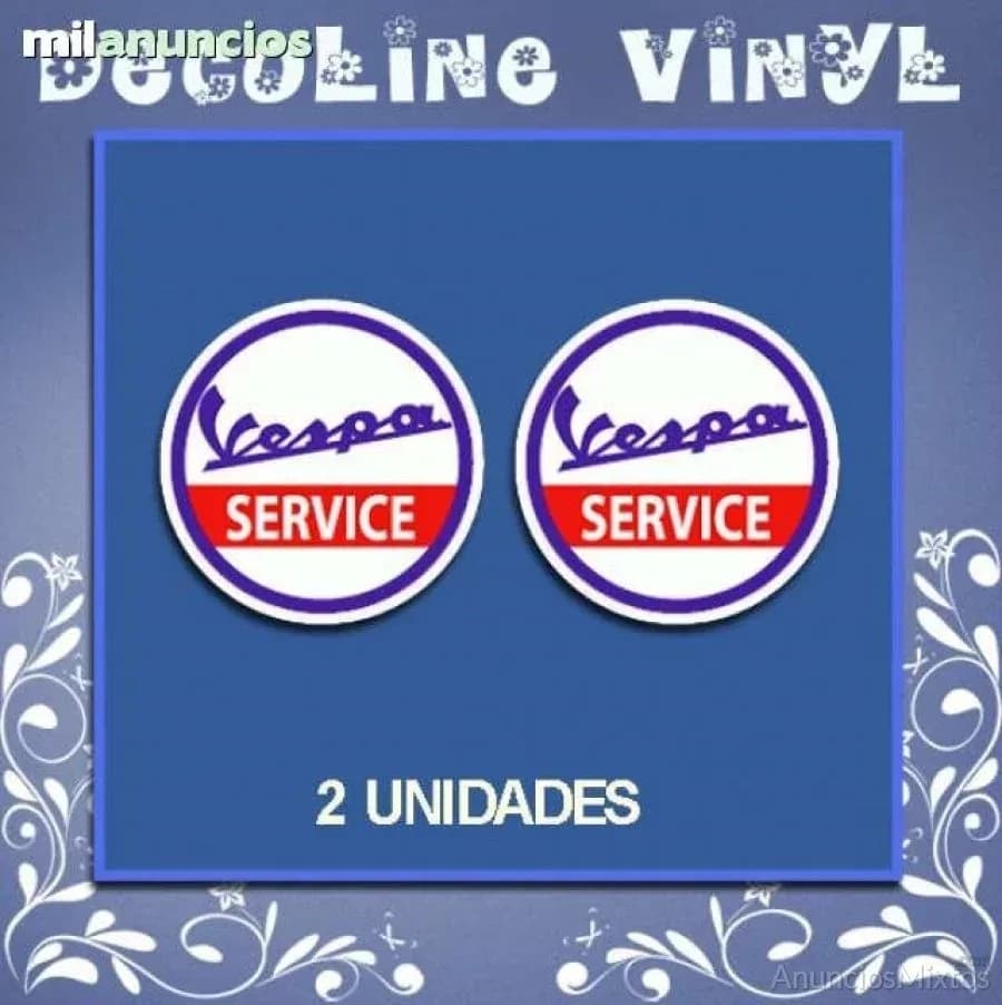 Pegatinas vespa servicie 1 ref: dp242 - Foto 1