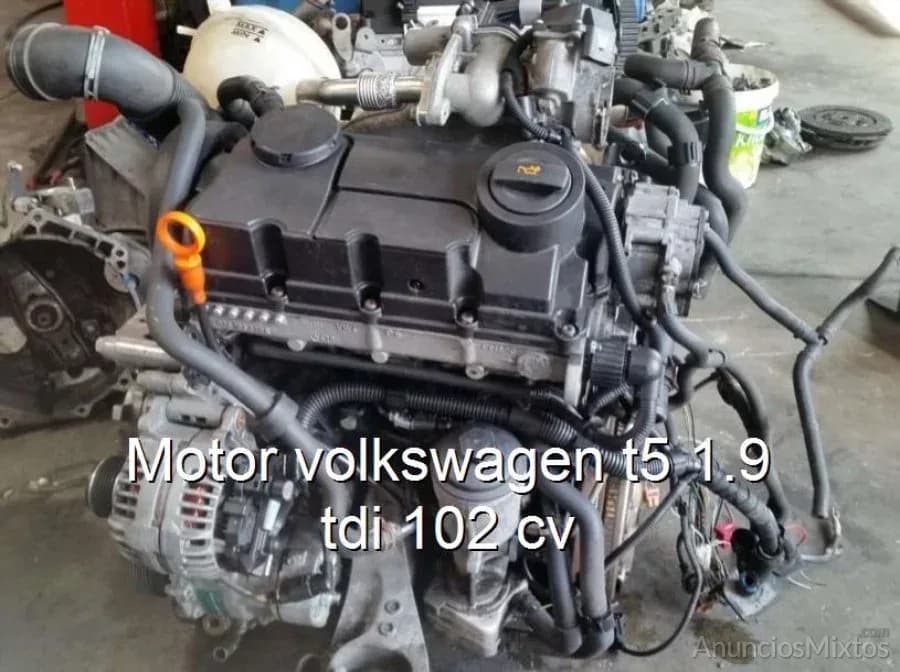 Motor volkswagen t5 1.9 tdi 102 cv - Foto 1