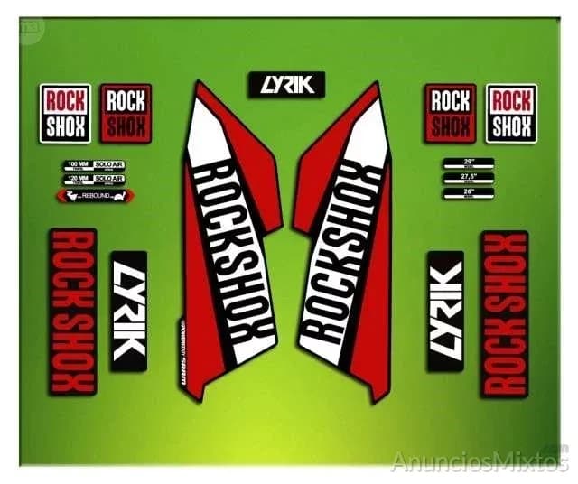 Pegatinas rock shox lyric 2016 elx54 - Foto 1
