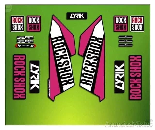 Pegatinas rock shox lyric 2016 elx54 - Foto 2