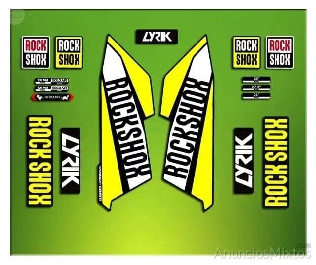 Pegatinas rock shox lyric 2016 elx54 - Foto 4