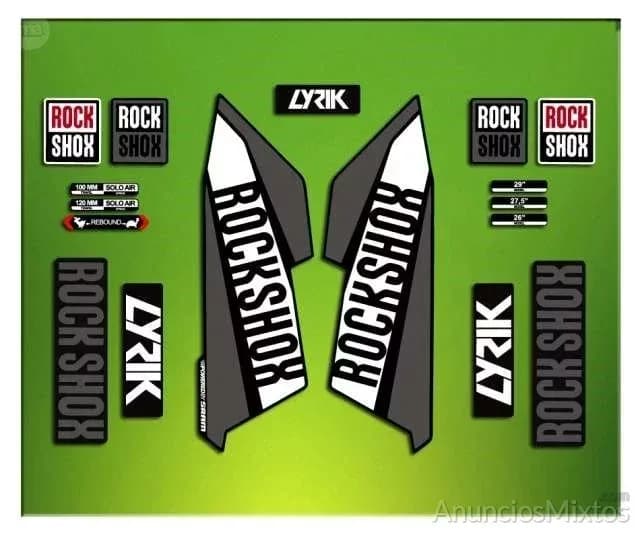 Pegatinas rock shox lyric 2016 elx54 - Foto 6