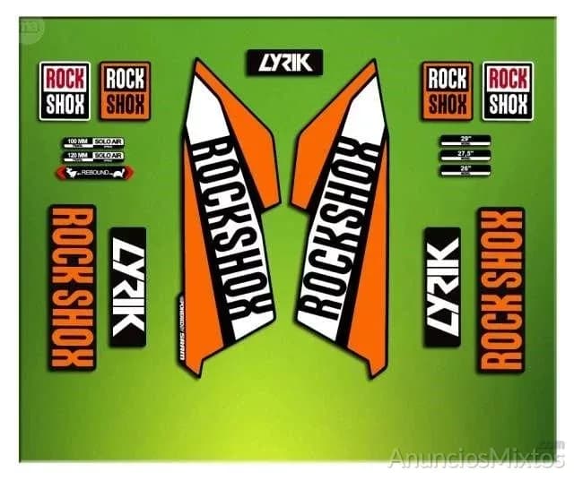 Pegatinas rock shox lyric 2016 elx54 - Foto 7
