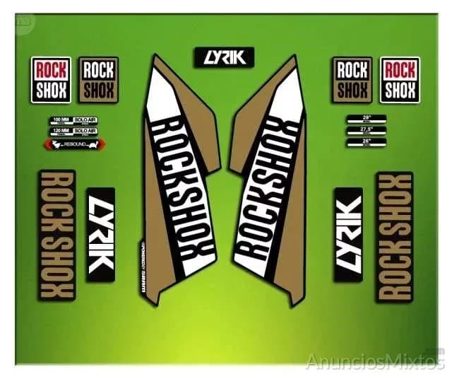Pegatinas rock shox lyric 2016 elx54 - Foto 8